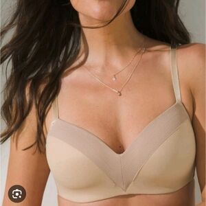 SOMA “Cooling Wireless” Bra | Beige Nude Tan | Size 40C